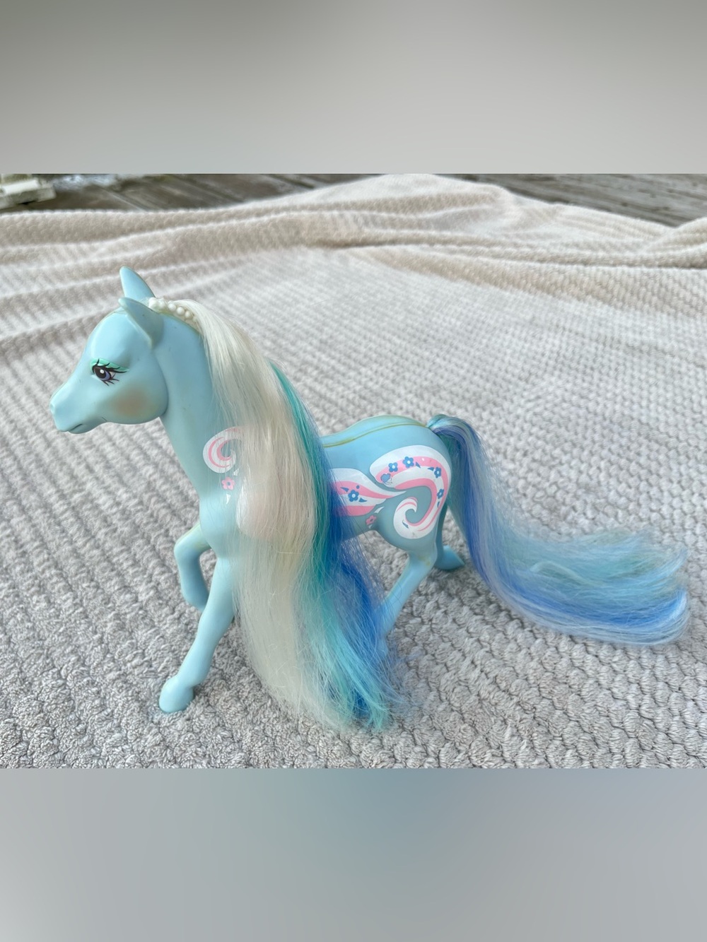 VTG 1989 MY LITTLE PONY G1 WIND SWEEPER DREAM BEAUTIES/ RAINBOW BEAUTY HORSE